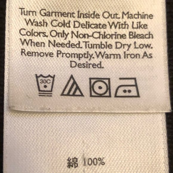 EDDIE BAUER Men's Full Zip Cotton Knit Sweater Cardigan Black Large - Picture 8 of 9